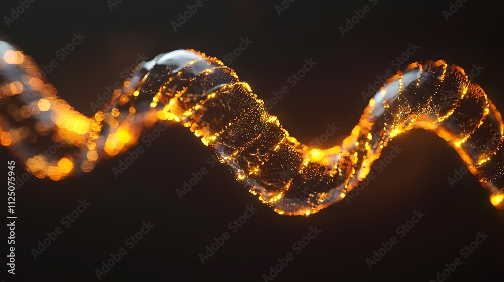 Poster A conceptual representation of glowing arcs and interlocking ribbons forming a dynamic seamless flow.