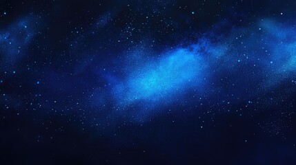 A mesmerizing view of a starry night sky, showcasing a celestial tapestry of blues and twinkling stars.