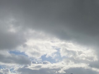 Fototapeta premium Stormy sky and clouds background