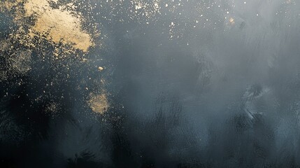 Obraz premium Enchanting Winter Landscape with Misty Forests and Glowing Lights