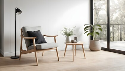 modern living room with furniture