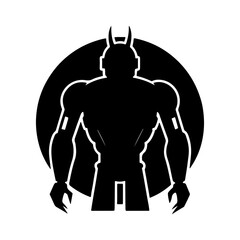 Sleek Android Craft Silhouette Illustration Perfect for Innovative Technology Concepts and Designs.