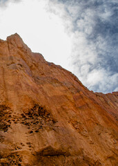 Rocky mountains formation landscape, piedra chubut province, argentina