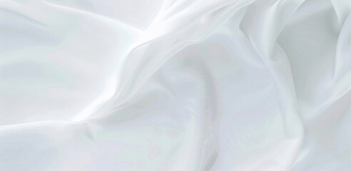 White Silk Texture white fabric white crumpled and creased. Abstract cream texture with warm colors for artistic design. White drape textured background.