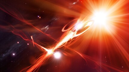 Obraz premium Starry wormholes and the unknown universe