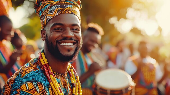 Cultural Parade with Dancing and Drums