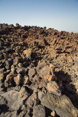 Obraz premium Rocks on el Teide Volcano, Tenerife, Spain