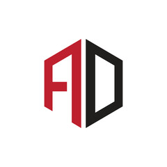 AD letter logo design vector template, ad logo design, ad icon, ad symbol, ad initial , ad vector, da logo, da icon, da symbol, da initial, Initial letter AD logo vector design templates.  Creative ad