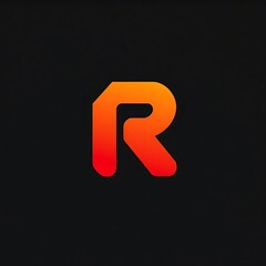 R logo design Digital,R logo pirmeam designe ai gnarater.