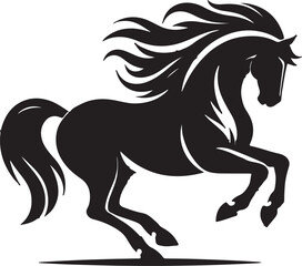 silhouette of horse Hand drawn horse head bundle set vector silhouette art of illustration