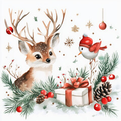 woodland_animal_christmas_card