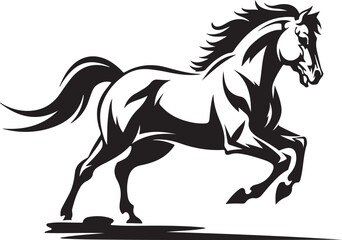 silhouette of horse Hand drawn horse head bundle set vector silhouette art of illustration