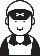 Mechanic Avatar Illustration
