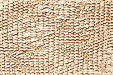 Obraz premium Biodegradable Kraft Paper honeycomb protective packaging texture