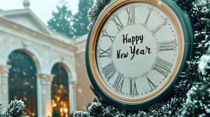 Fototapeta premium happy new year 2025 wishes