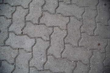 Concrete Block Pavement Texture - Durable and Industrial
