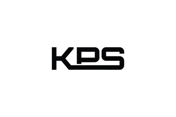 KPS logo. KPS letter. KPS letter logo design. Initials KPS logo linked with circle and uppercase monogram logo. KPS typography for technology, busines