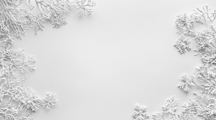 Obraz premium Minimalist Captivating Background with Delicate White Patterns