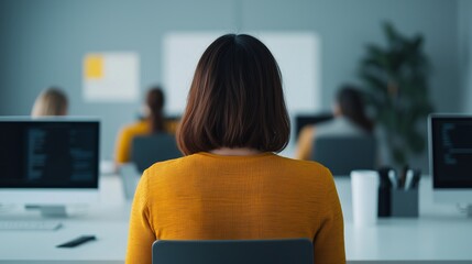 Innovative coding techniques workshop skill development in a modern office environment