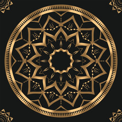 Unlock the Beauty of Mandala Art: Stunning Gold Patterns on Black Canvas