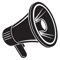 Party Horn with Stars silhouette