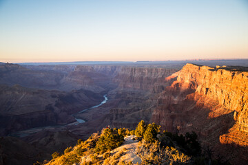 sunset over Grand Canyon