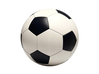 Fototapeta premium Soccer ball, Football, isolated on transparent background