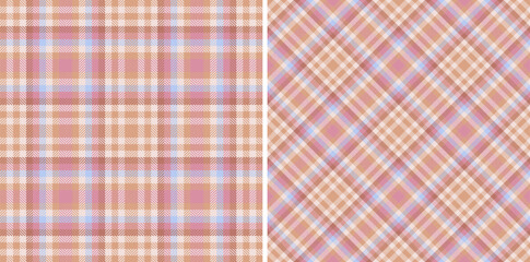 Tartan background vector of textile seamless texture with a fabric pattern check plaid. Set in fashionable colors. Golf fashion essentials for the course.