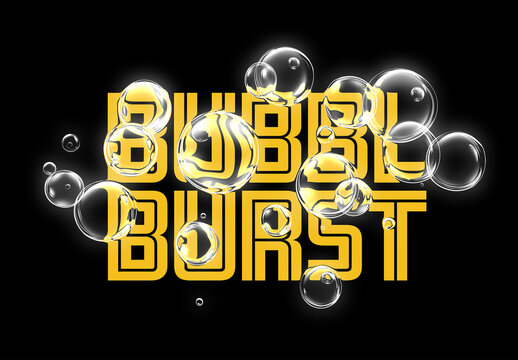 Bubble Blur Text Effect