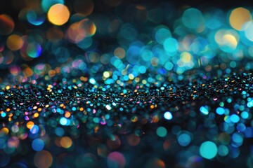 Glittering Holographic Background - Abstract Metallic Colors for Fashion, Celebration, and Design