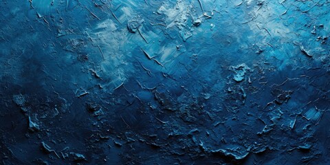 Fototapeta premium Gritty Relief: Dark Blue Texture Background with Grunge Design