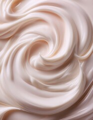 Generated image An appealing creamy food texture with a minimalist aesthetic