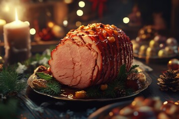 glazed ham image