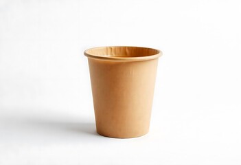 Tall Empty Kraft Paper Cup