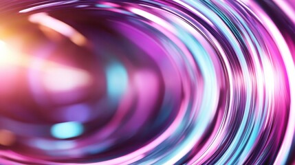 A vibrant, dynamic spiral in purple and blue tones with a warm light glow, showcasing an abstract representation of energy, creativity, and modern aesthetics.
