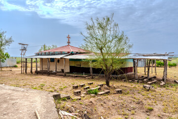 South Ethiopia, small orthodox church in the countryside