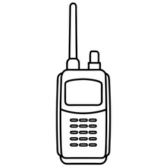 Walkie-Talkie Vector Icon Design