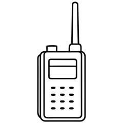 Walkie-Talkie Vector Icon Design
