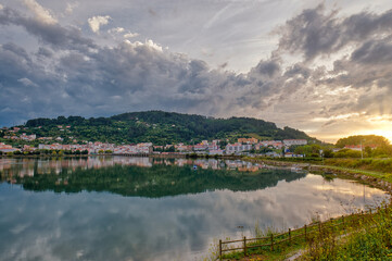 Cabañas is a municipality in the province of La Coruña, Galicia, Spain. It is located thirty-seven kilometers from La Coruña, in the low plain of the Eume River