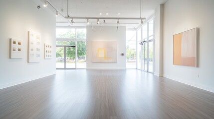 Contemporary Commercial Space with Vibrant Decor and Trendy Displays