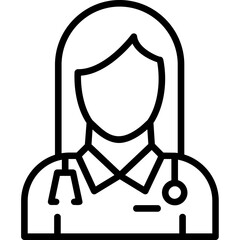 Female Doctor Icon