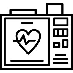 Heart Monitoring Icon