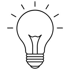 Smart Bulb Icon Vector