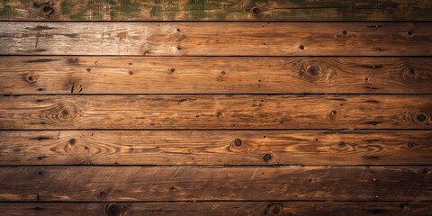 Naklejka premium old brown rustic light bright wooden texture - wood background panorama banner long.. 