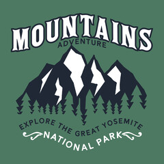 Mountains Adventure National Park Explore The Great Yosemite.eps