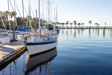 Fototapeta premium Marina in Florida