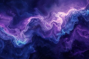 Obraz premium Abstract, grainy, dark purple, blue, and black backdrop. Generative Ai