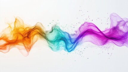 Fototapeta premium Vibrant Colorful Sound Wave Illustration Design