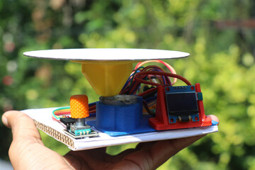 Rotating table display stand made with 3d printed parts that uses OLED and stepper motor used in videography