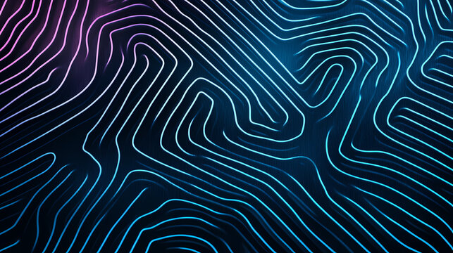 Geometric labyrinth texture with sharp lines and angular paths, perfect for creating contemporary and sophisticated backgrounds. , minimalism,. Labyrinth. Illustration